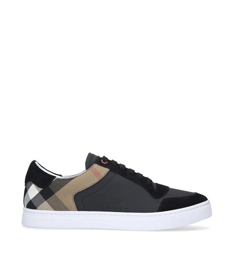 burberry fabric leather|burberry clear leather sneakers.